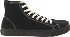 Кроссовки Maison Margiela Wmns Tabi Canvas High Black, черный