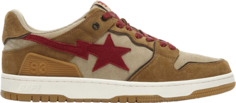 Кеды Sk8 Sta Low Wheat Red, загар Bape