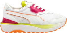 Кроссовки Puma Wmns Cruise Rider City Lights - White Beetroot Purple, белый