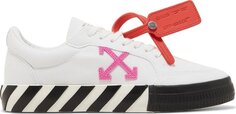 Кроссовки Off-White Wmns Vulc, белый, черный, красный