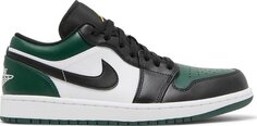 Кроссовки Air Jordan 1 Low Green Toe, зеленый