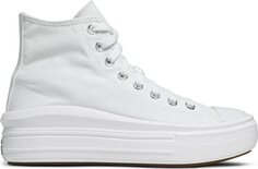 Кроссовки Converse Wmns Chuck Taylor All Star High Move White Ivory, белый