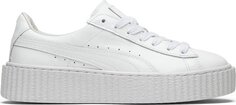 Кроссовки Puma Fenty x Wmns Patent Leather Creepers Glossy White, белый