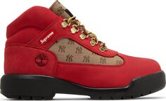 Ботинки Supreme x New York Yankees x Field Boot Red, красный Timberland