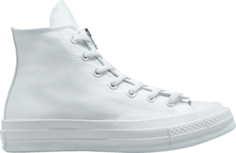 Кроссовки Converse Wmns Chuck 70 Zip High Surface Fusion - White, белый