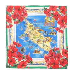 Шелковый платок Dolce &amp; Gabbana, мультиколор