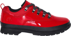 Ботинки Supreme x Euro Hiker Low Red Black, красный Timberland