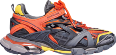 Кроссовки Balenciaga Track 2 Trainer Orange Black, оранжевый