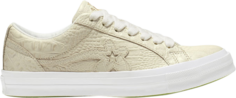 Кроссовки Converse Golf Le Fleur x One Star Low Gator Collection - Frozen Dew, загар