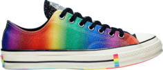 Кроссовки Converse Chuck 70 Low Pride Shimmering Rainbow, разноцветный