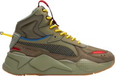 Кроссовки Puma RS-X Mid Militia Jr Deep Lichen Green, зеленый