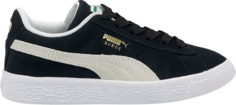 Кроссовки Puma Suede Classic 21 Jr Black White, черный
