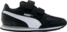 Кроссовки Puma ST Runner V2 Mesh AC Little Kid Black Grey Violet, черный
