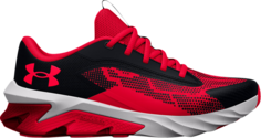 Кроссовки Under Armour Charged Scramjet 4 GS Black Red, красный