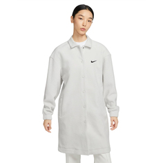 Куртка Nike Sportswear French Terry Coaches, серовато-белый/черный