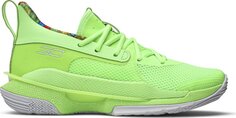 Кроссовки Under Armour Sour Patch Kids x Curry 7 GS Lime, зеленый