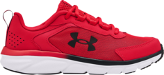 Кроссовки Under Armour Assert 9 Wide GS Red White, красный