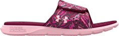 Сандалии Under Armour Ignite Pro Graphic Strap Slide GS Charged Cherry Marble, розовый