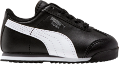 Кроссовки Puma Roma Basic Infant Black White, черный