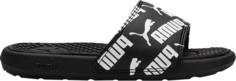 Сандалии Puma Cool Cat Bold Slide Little Kid Black White, черный