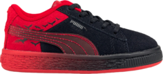 Кроссовки Puma Batman x Suede Classic Infant Black Barbados Cherry, красный