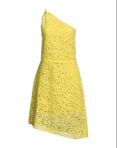 Короткое платье Jw Anderson, желтый