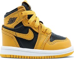 Кроссовки Air Jordan 1 Retro High OG TD Pollen, желтый