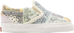 Кеды Vans Kith x Vault OG Classic Slip-On Toddler Bandana Multi, разноцветный