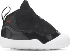 Кроссовки Jordan 11 Crib Bootie Black, черный