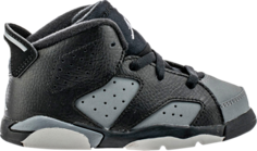 Кроссовки Air Jordan 6 Retro TD Black Cool Grey, черный