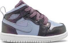 Кроссовки Air Jordan 1 Mid SE TD Monsoon Purple Rise, фиолетовый