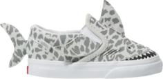 Кеды Vans Slip-On 5 Toddler Leopard Shark, серый