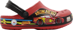 Кроссовки Disney x Band Clog Toddler Fun Lab Cars Lights - Flame, красный Crocs