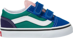 Кроссовки Vans Old Skool V Toddler Retro Court - Multi, разноцветный