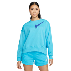 Свитшот Nike Sportswear City Utility Oversized French Terry Crew Neck, голубой/синий
