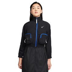 Куртка Nike Sportswear City Utility Woven, черный/синий/белый