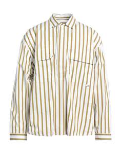 Рубашка Sunnei Striped, белый/светло-коричневый