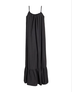 Хлопковое макси-платье 8 by YOOX, черный