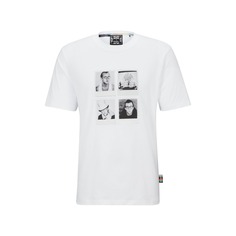 Футболка Hugo Boss X Keith Haring With Photographic Artwork Unisex, белый