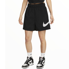 Шорты Nike Sportswear Essential High-Rise Woven, черный