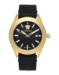 Наручные часы Versace V-code, черный/золотой