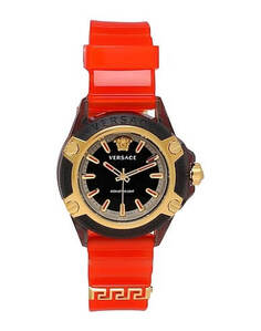 Наручные часы Versace Icon Active, черный/оранжевый