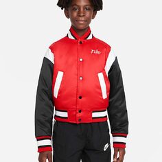Куртка Nike Culture of Basketball Big Kids, красный/черный