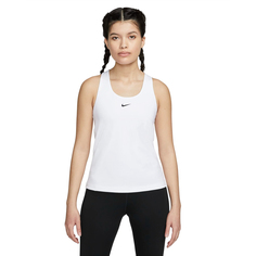 Спортивная майка Nike Swoosh Medium-support Padded, белый/сиреневый/черный