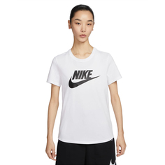 Футболка Nike Sportswear Essentials Women&apos;s Logo, белый/черный