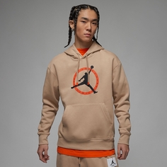Худи Nike Air Jordan As M J Flt Mvp Gfx Flc Po Logo, коричневый/оранжевый/черный