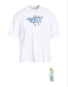 Off-white T-shirt, белый