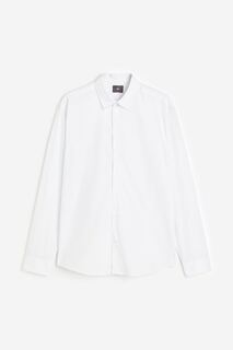 Рубашка H&amp;M Regular Fit Shirt, белый H&M
