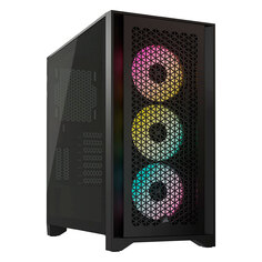 Корпус Corsair 4000D RGB Airflow ATX из закаленного стекла, Mid Tower, черный, CC-9011240-CN