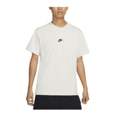 Футболка Men&apos;s Nike Solid Color Embroidered Light Bone T-Shirt DN5241-072, белый